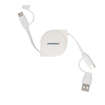 Ladekabel, uttrekkbar